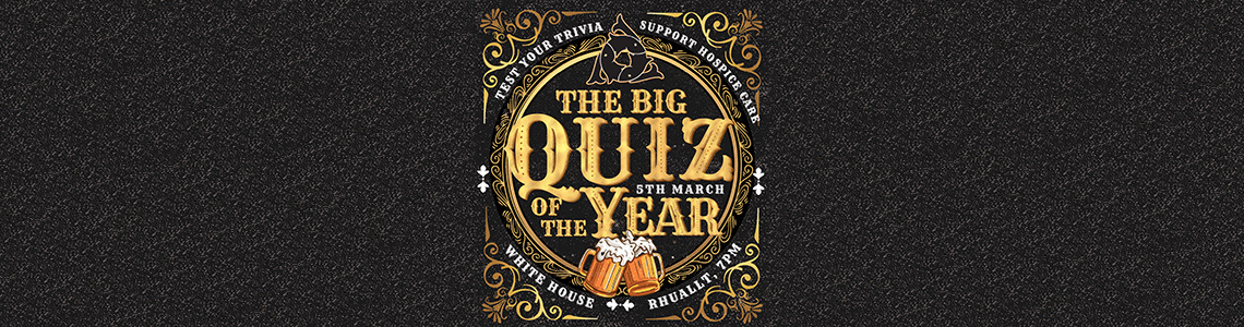 The Big Quiz of the Year - with St Kentigern Hospice The Big Quiz of the Year - with St Kentigern Hospice