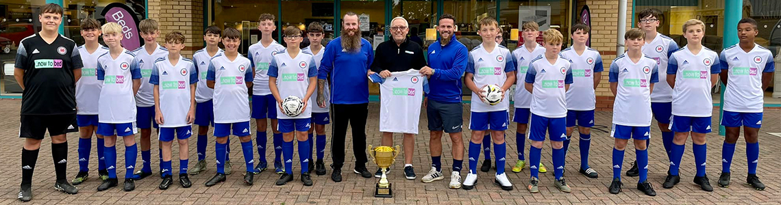 Now to Bed sponsoring local youth football team Now to Bed sponsoring local youth football team