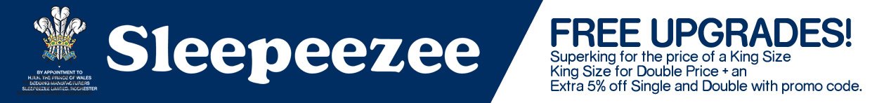 Sleepeezee Promotion Sale and Free Upgrades