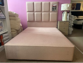 Hypnos King Size Deep Pocket Sprung Base with Victoria Headboard
