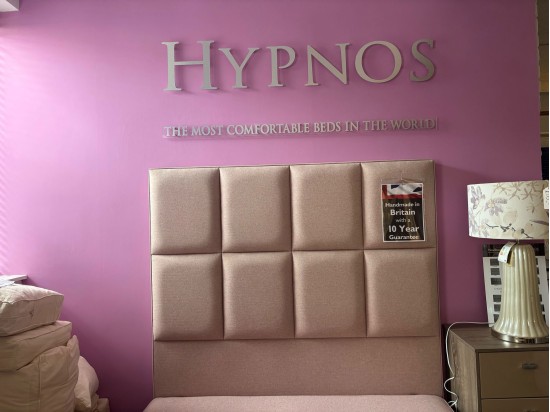 Hypnos King Size Deep Base with Victoria Headboard