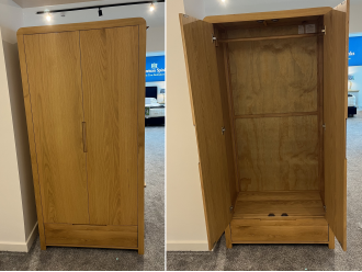 Julian Bowen Curve Wardrobe