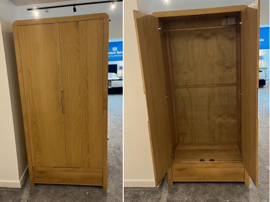 Julian Bowen Curve Wardrobe