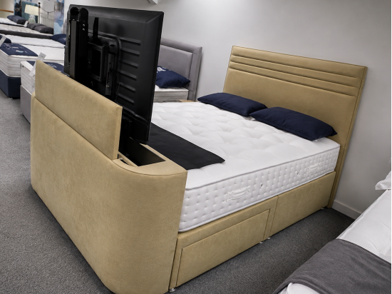 Sweet Dreams TV Bed Vision Chic Kingsize in Venice Apple Sweet Dreams TV Bed Vision Chic Kingsize in Venice Apple