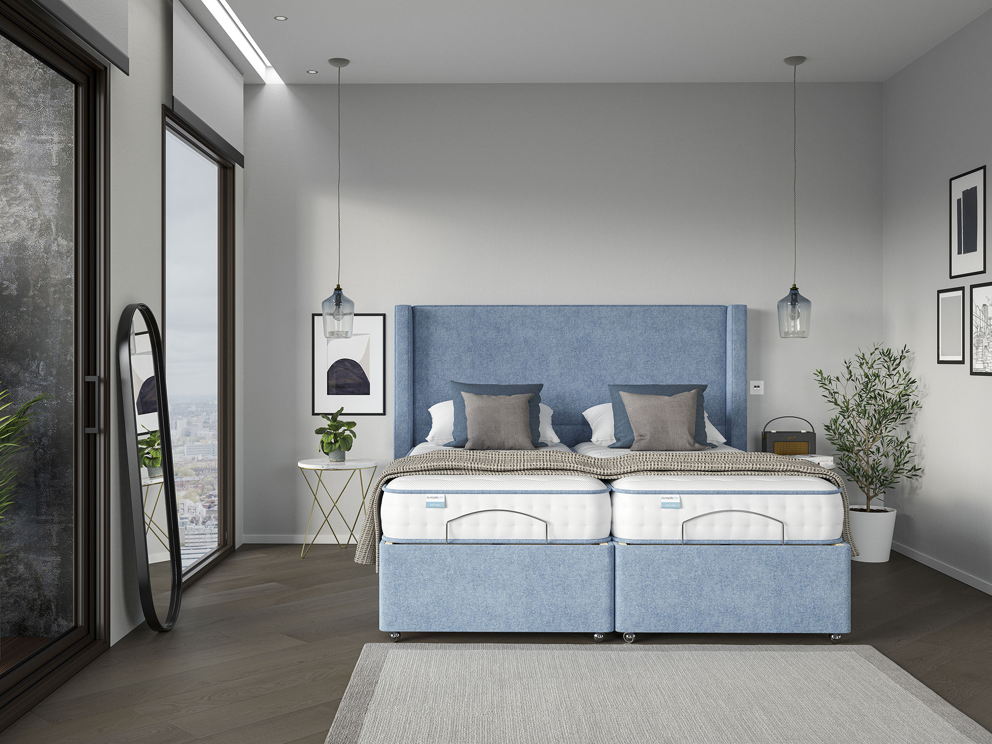 Dunlopillo Elite Relax Adjustable Divan Set at ...now to Bed