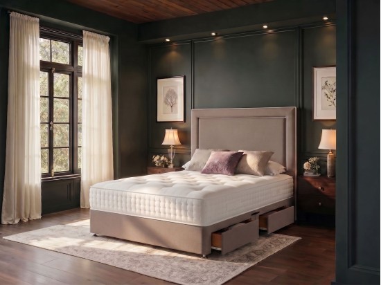 Harrison Spinks Wildwood Elrick Mattress Base & Headboard Package Deal