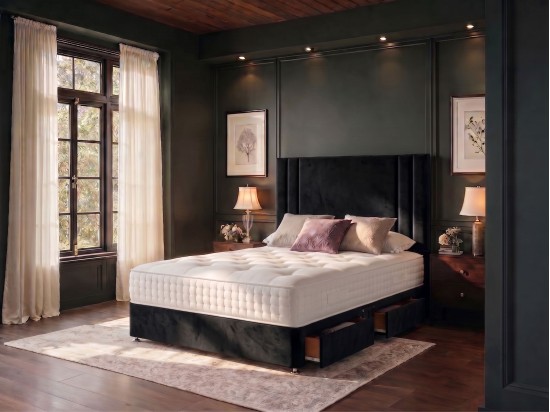 Harrison Spinks Wildwood Raxton Mattress Base & Headboard Package Deal