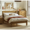 Julian Bowen Amsterdam Oak Bed - Low Foot End