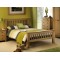 Julian Bowen Amsterdam Oak Bed - High Foot End