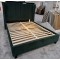 Limelight Polaris King Size Bed in Emerald Green with matching headboard