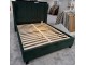 Limelight Polaris King Size Bed in Emerald Green with matching headboard