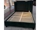 Limelight Polaris King Size Bed in Emerald Green with matching headboard