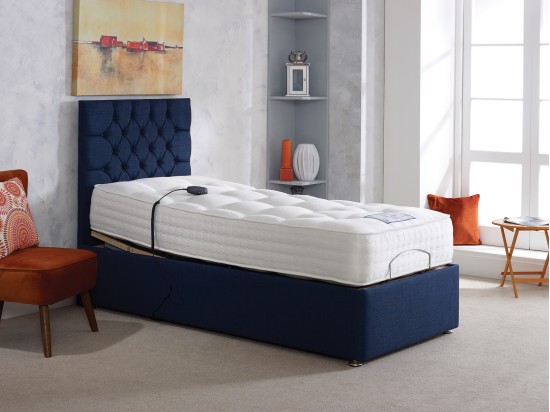 Motion Sleep Premium Natural 1500 Top Adjustable Divan Bed Set