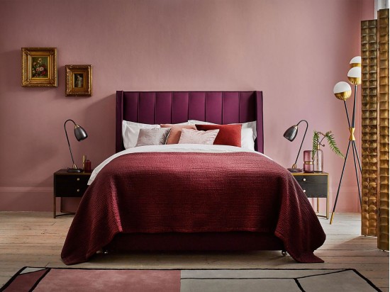 Sleepeezee Balmoral Winged Floor Standing Headboard Sleepeezee Balmoral Winged Floor Standing Headboard