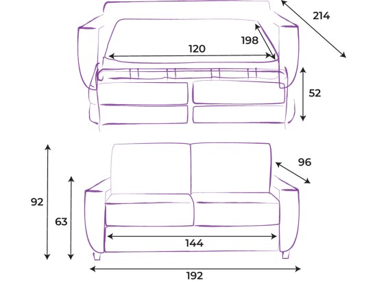 Sweet Dreams Linzi Sofa Bed